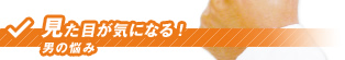 見た目が気になる！ 男の悩み